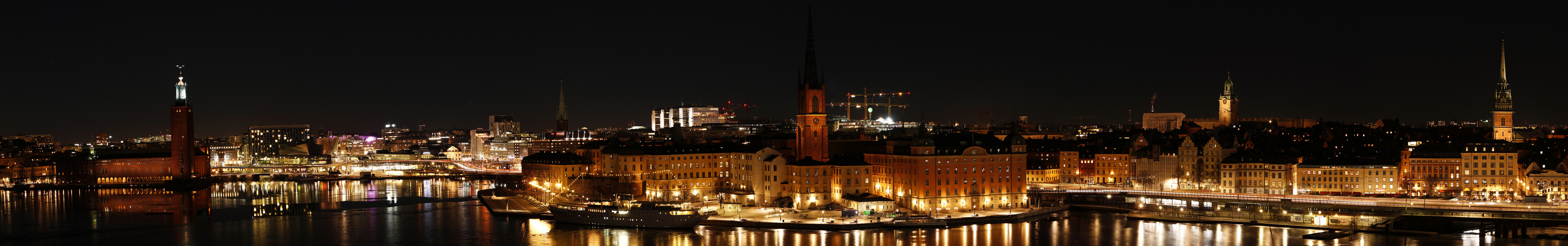 Stockholm bei Nacht