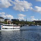 Stockholm (Blick auf Kungsholmen und Stadshuset)