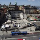 Stockholm - Blick vom Katarinahissen auf Stadsmuseet