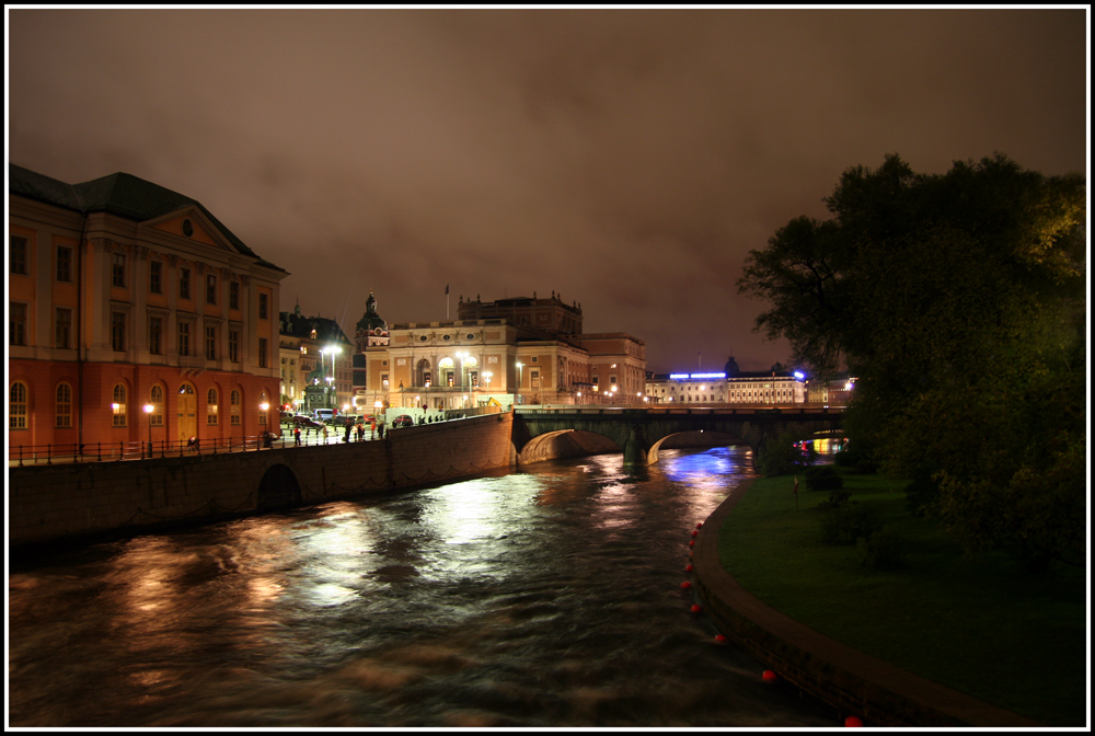 Stockholm by night