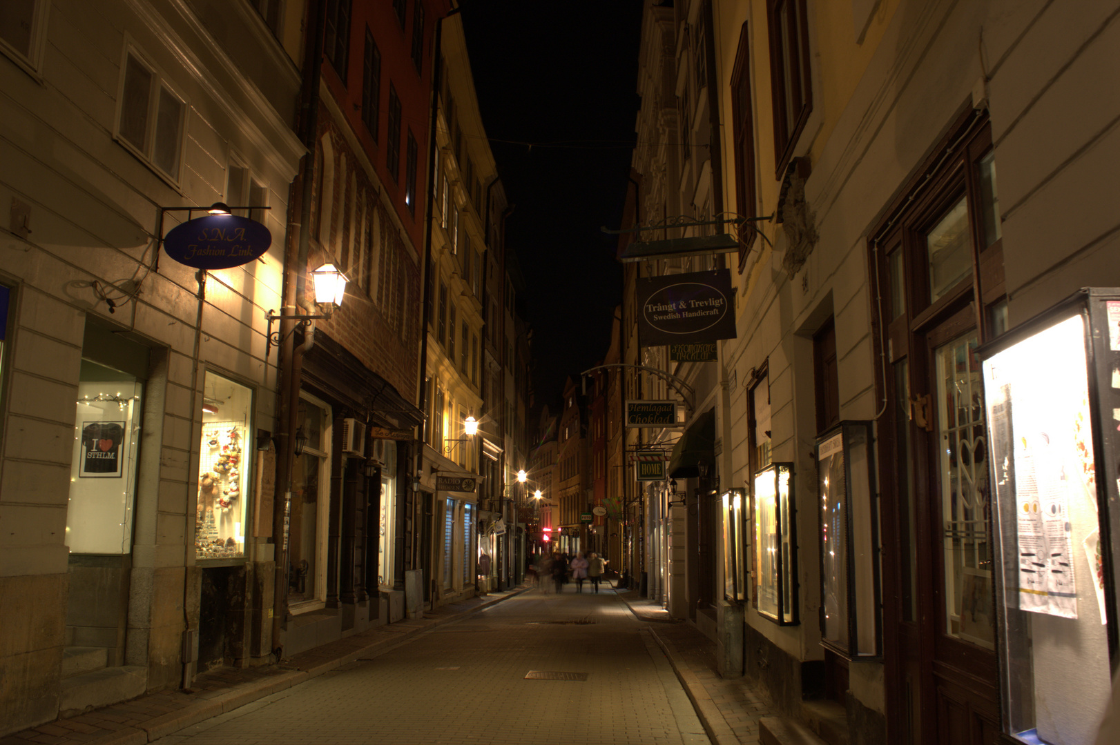 Stockholm - Gamla stan bei Nacht