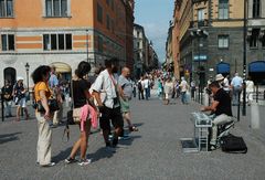 Stockholm - Gamla Stan - street musican