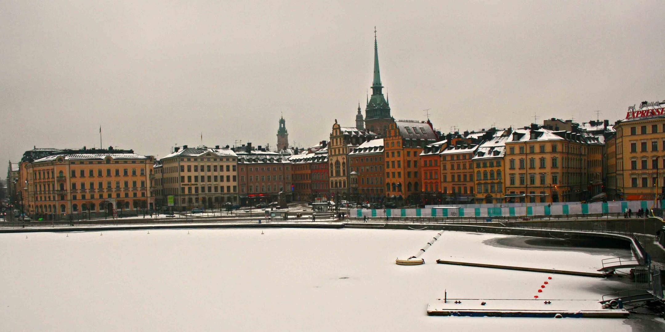 Stockholm im Nebel