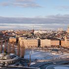 Stockholm im Winter - Blick von Katarinahissen