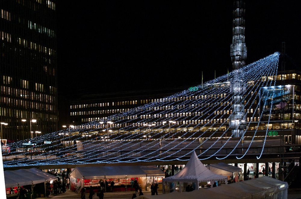 Stockholm im Winter - Sergels Torg