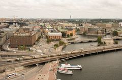 Stockholm - Kungsholmen - View from Town Hall Tower - View on Norrmalm - 05