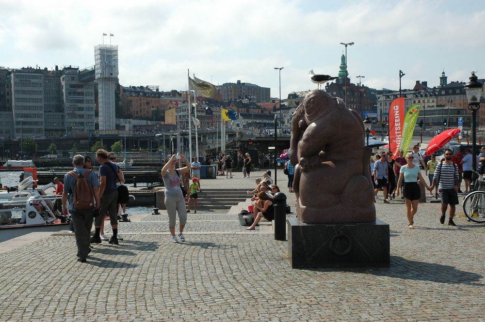 Stockholm - Kunst am Hafen