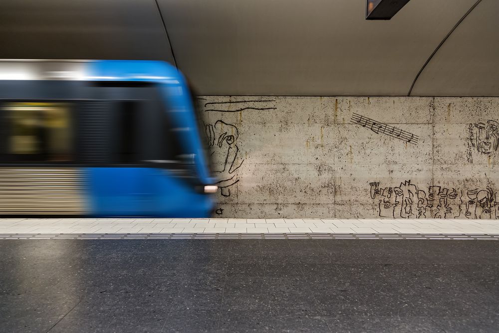 Stockholm - Kunst in der U-Bahn