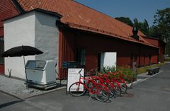 Stockholm - red bicycles