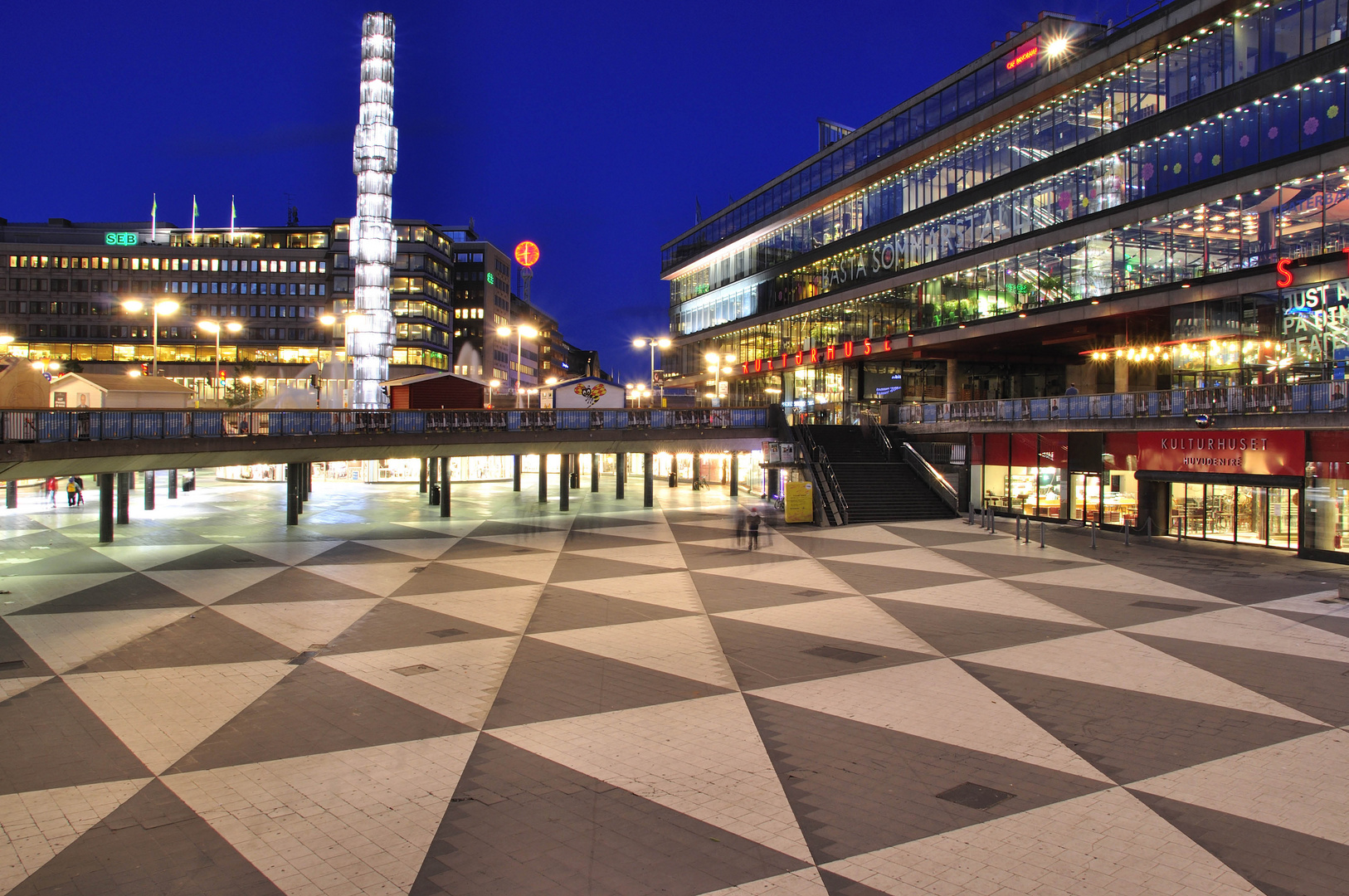 Stockholm, Sergels Torg, Kulturhuset von 1974