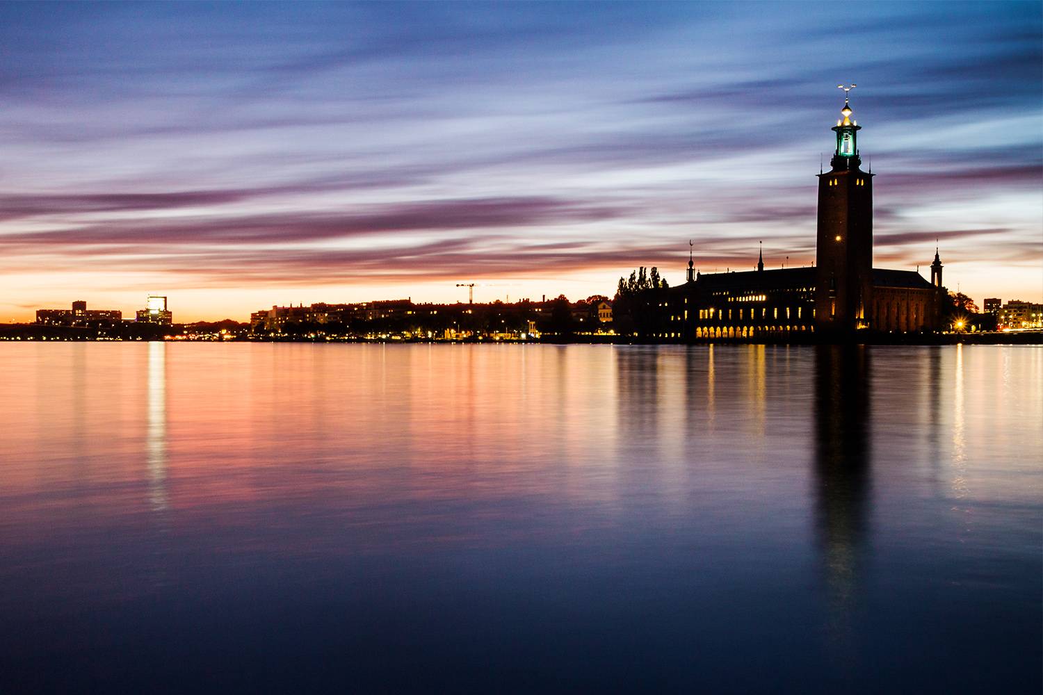 Stockholm Sonnenuntergang