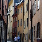 Stockholm, Straße in der Altstadt, Juli 2011