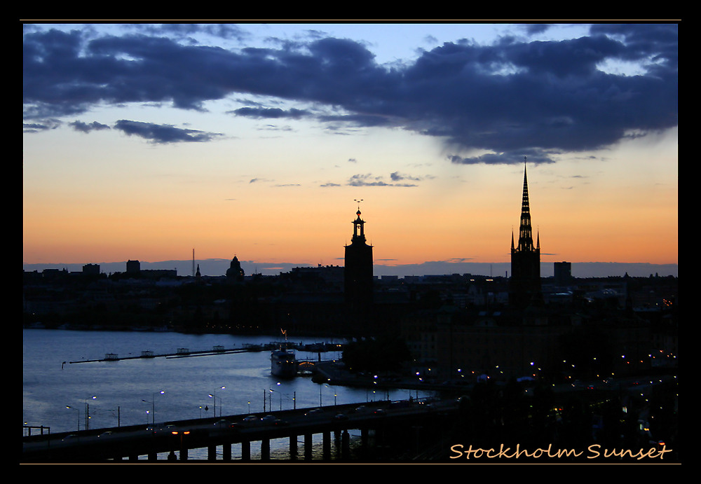 Stockholm Sunset