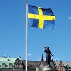Stockholm Tag der Flaggen Nationalfeiertag