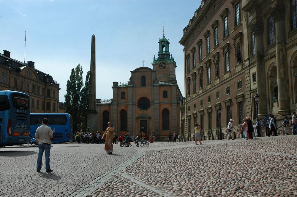 Stockholm - vor dem Schloss