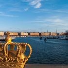 Stockholm Winter - Blick auf Strandvägen