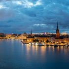 Stockholm zur blauen Stunde