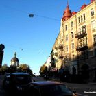 Stockholms Straßen in der Morgensonne