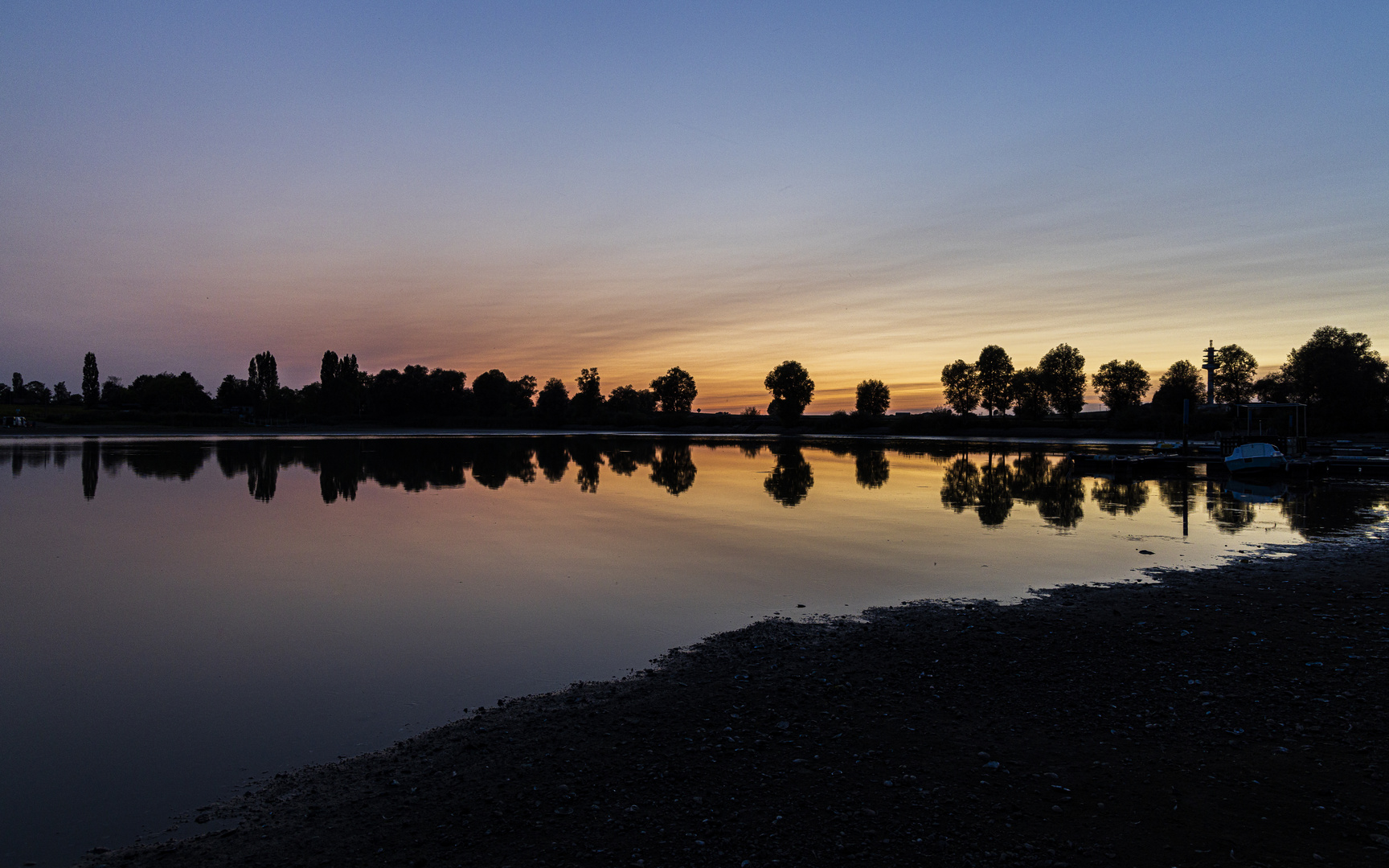 Stockweiher bei Sonnenuntergang-0375-2