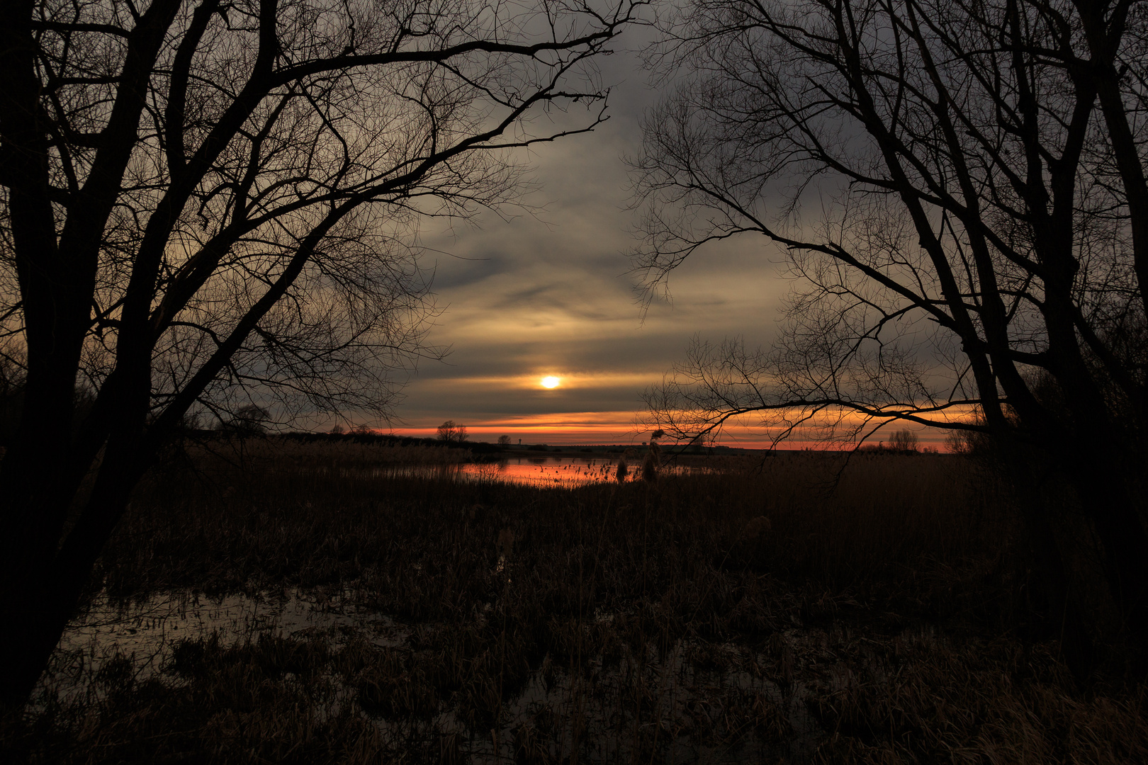 Stockweiher Sonnenuntergang