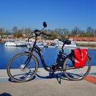 Stölting Harbor in Gelsenkirchen, inkl. meinem Rennrad ;-)