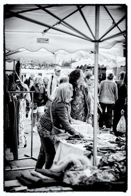 stoffe und ein zeichen von oben.......