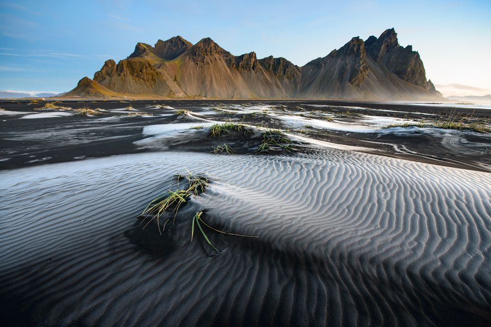 Stokksnes mit Berg Vestrahorn