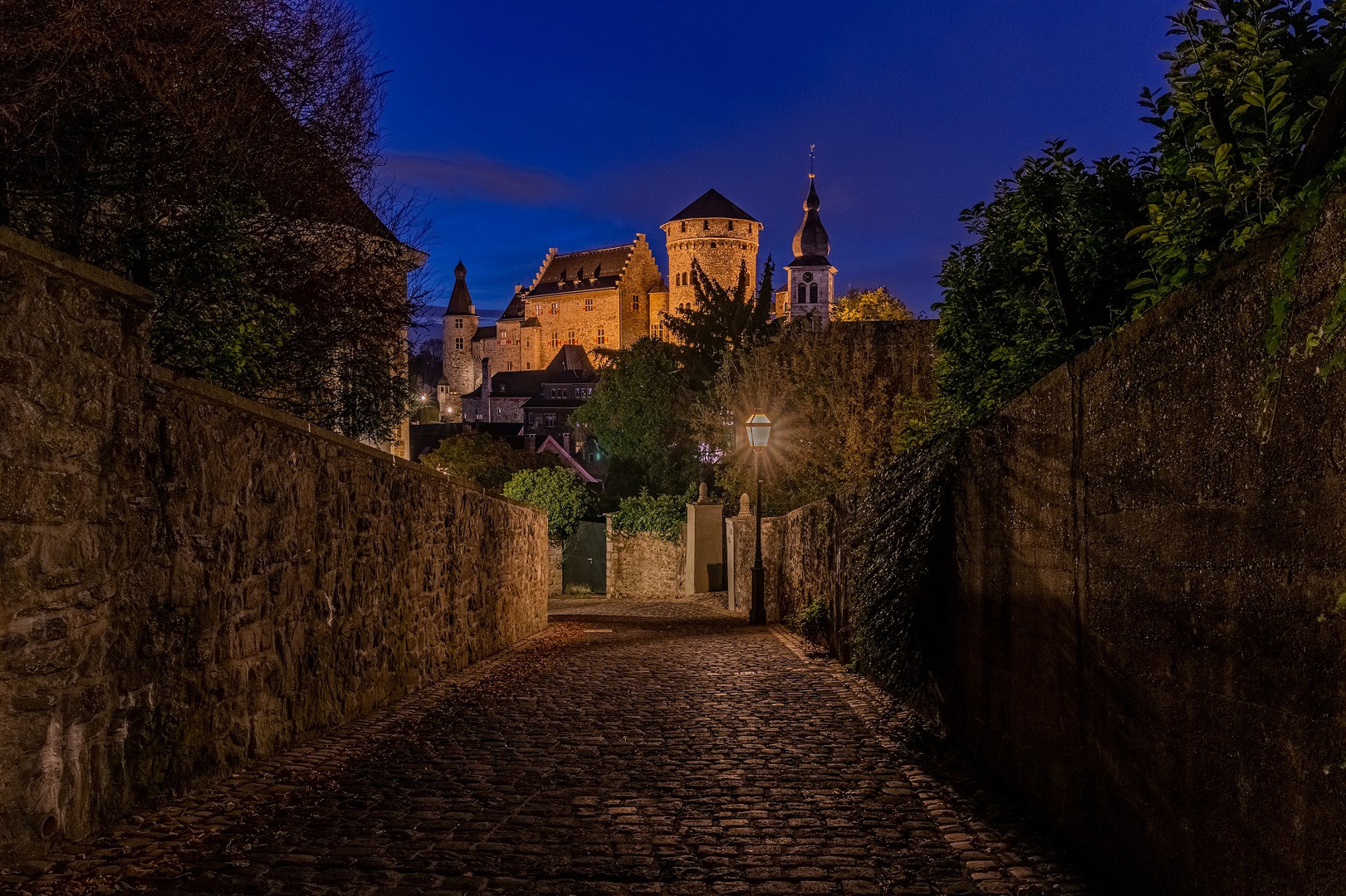 Stolberg zur blauen Stunde