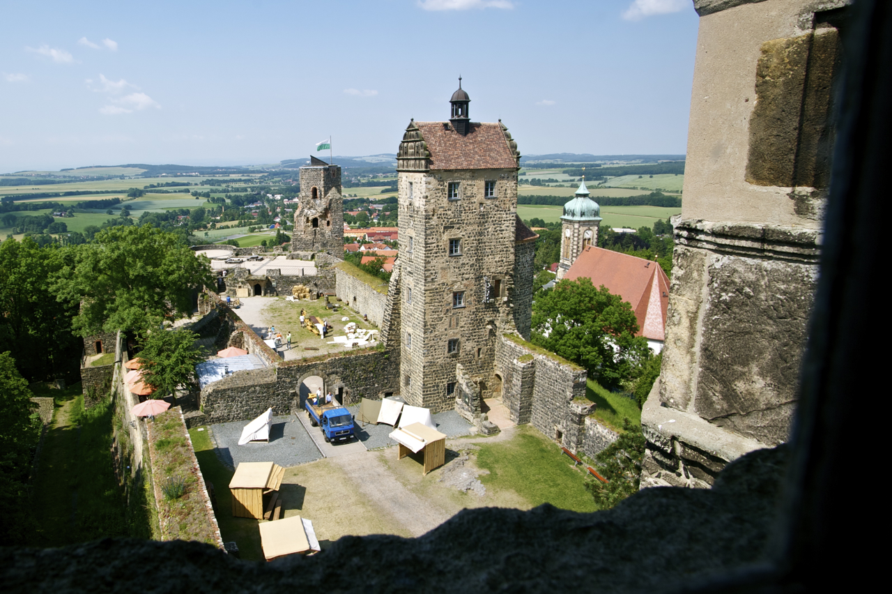 Stolpen: Blick vom Coselturm