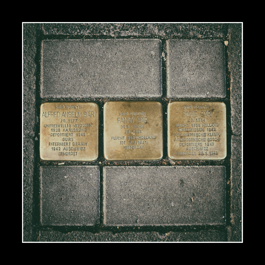 Stolperstein 1