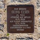 Stolperstein für Georg Elser