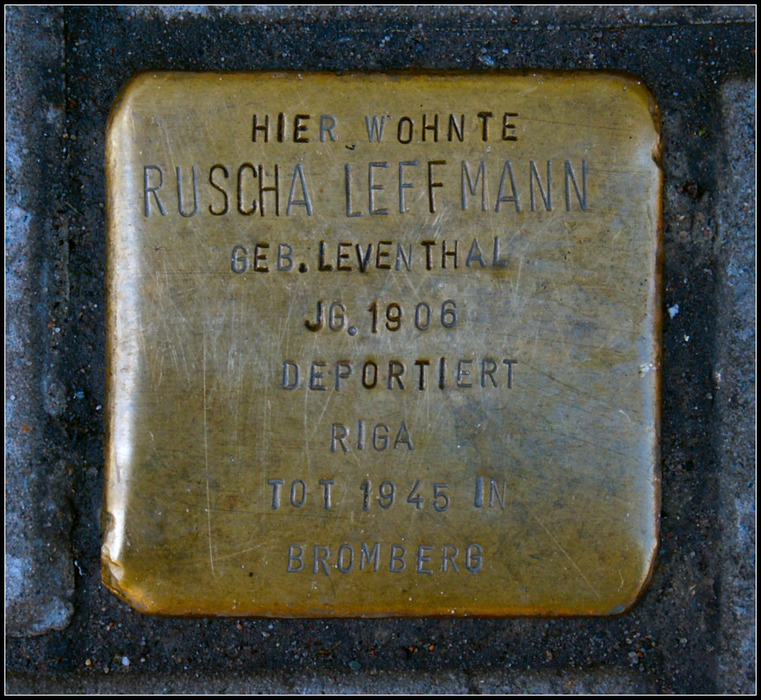 Stolperstein in der Königstraße in Münster