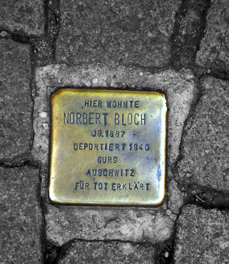 Stolperstein in Freiburg