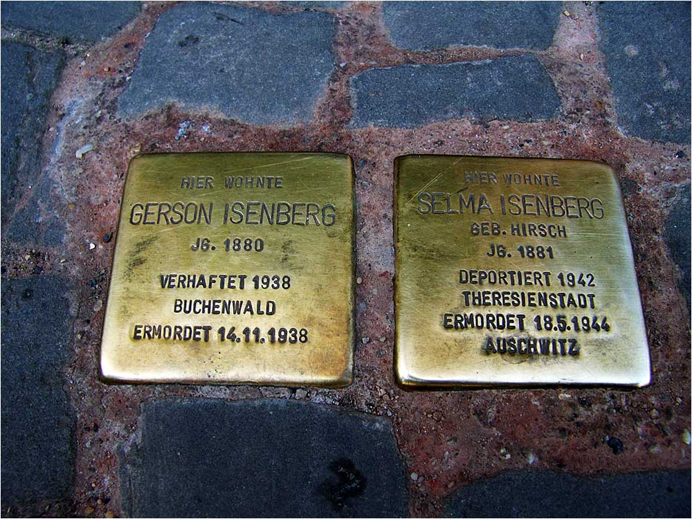 Stolperstein in Marburg