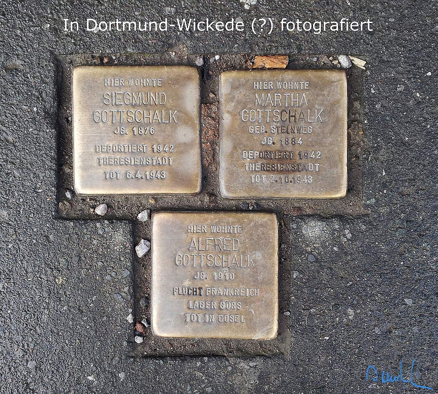 Stolpersteine...