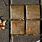 Stolpersteine der Erinnerung - Stumbling Stones of Remembrance