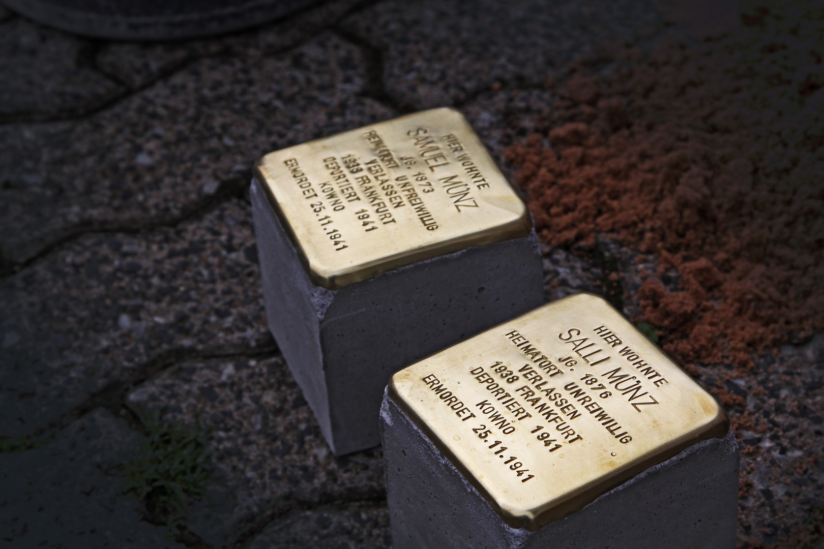 Stolpersteine für Ronneburg - Hüttengesäß