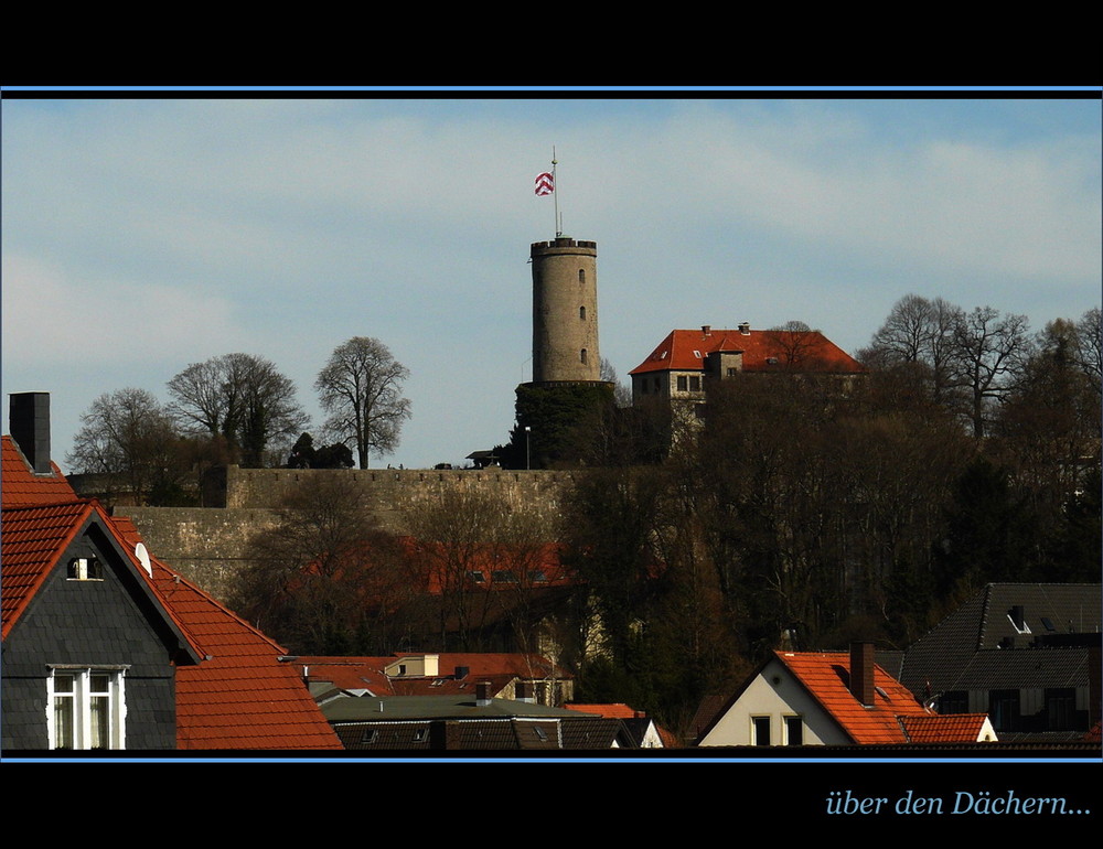 stolzer Blick der Sparrenburg