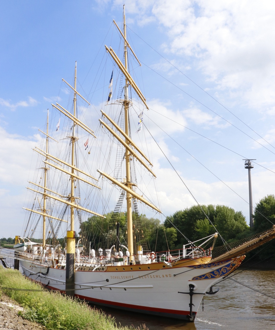 Stolzes Segelschiff 