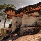 Stone formations in Pha Taem National Park