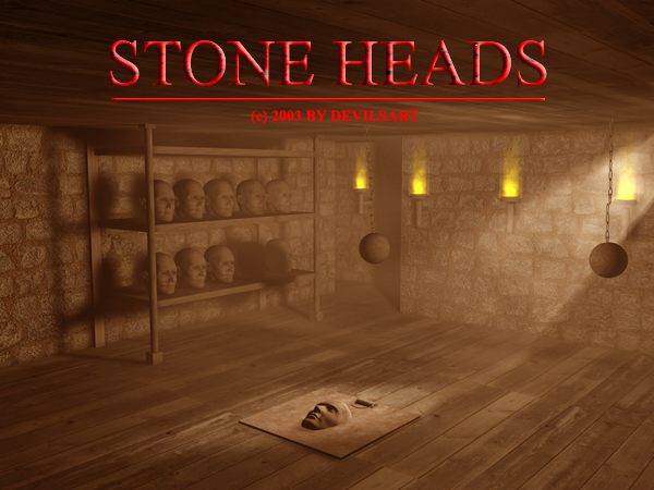 stone heads