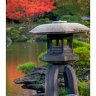 Stone-lantern in garden