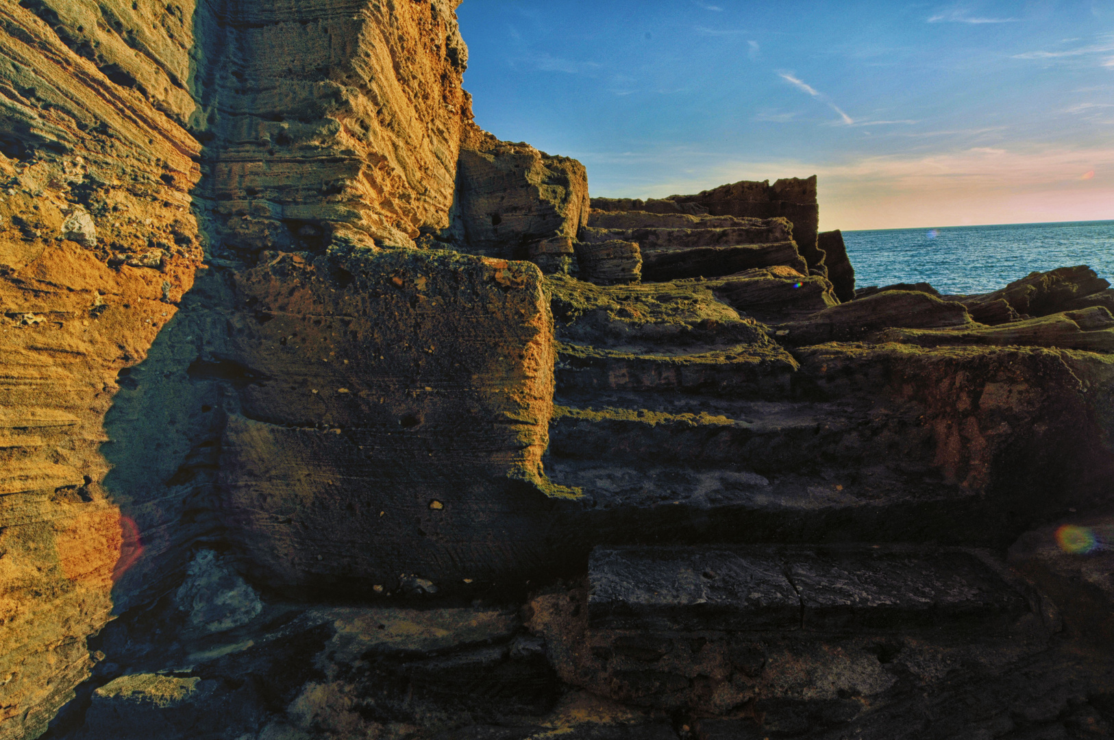 stone stairs