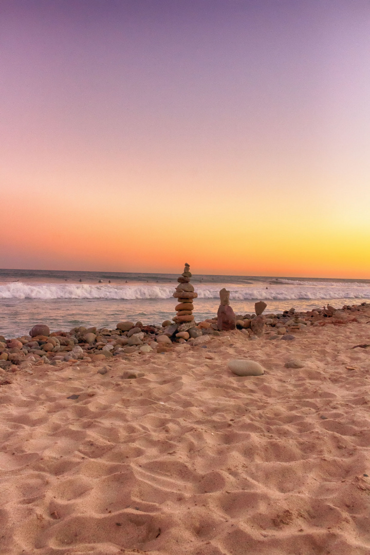 Stonebalancing in Malibu