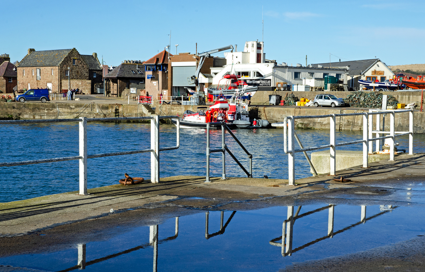 Stonehaven Harbour Schottland