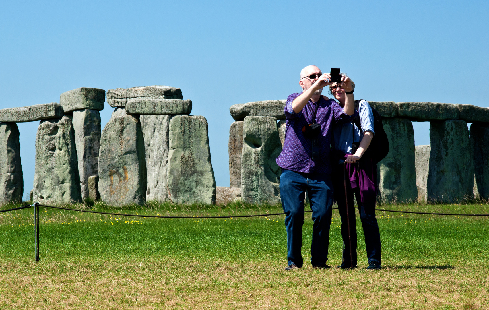 Stonehenge-Selfie 1