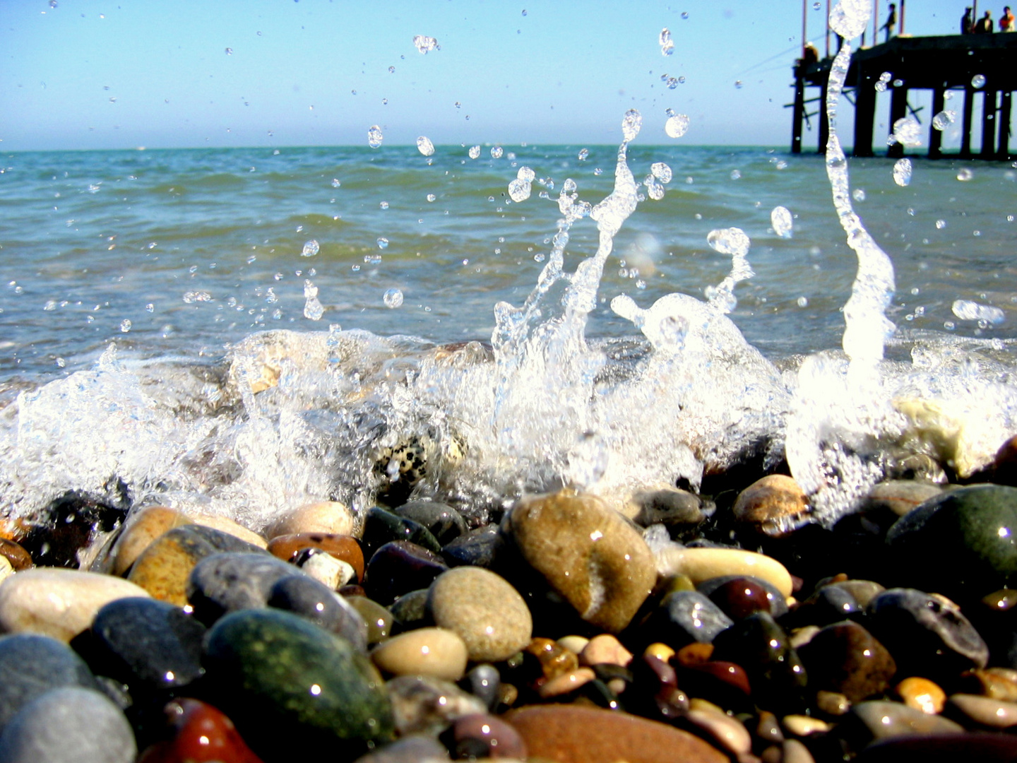 Stones and sea