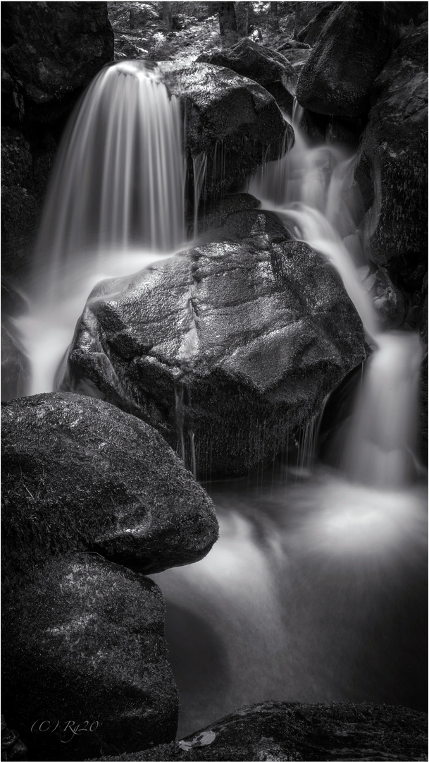 stones and water