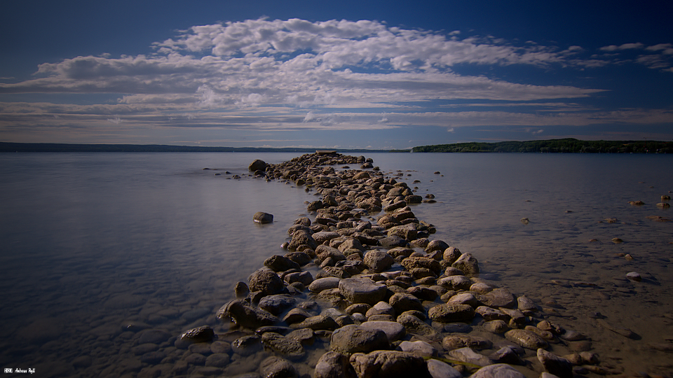 stones in the water