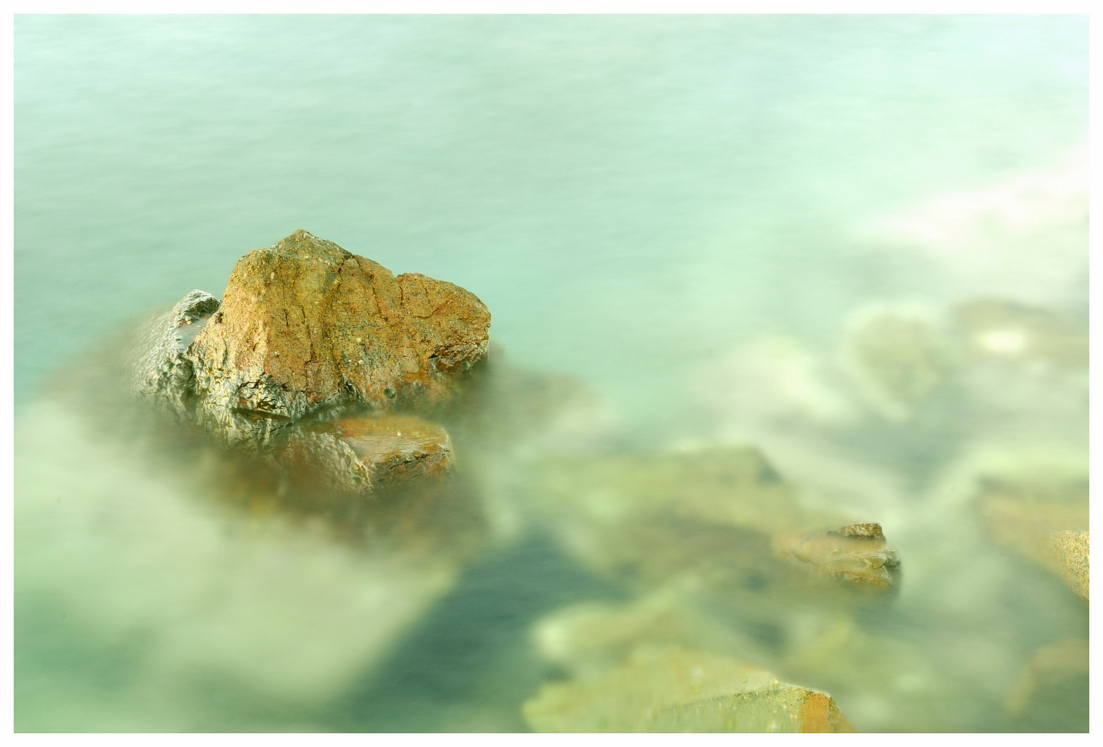 - stones in water -